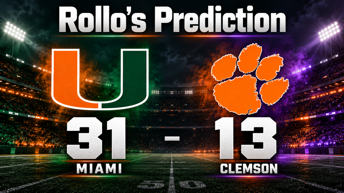 Miami Hurricanes vs. Clemson Tigers Preview and Prediction
