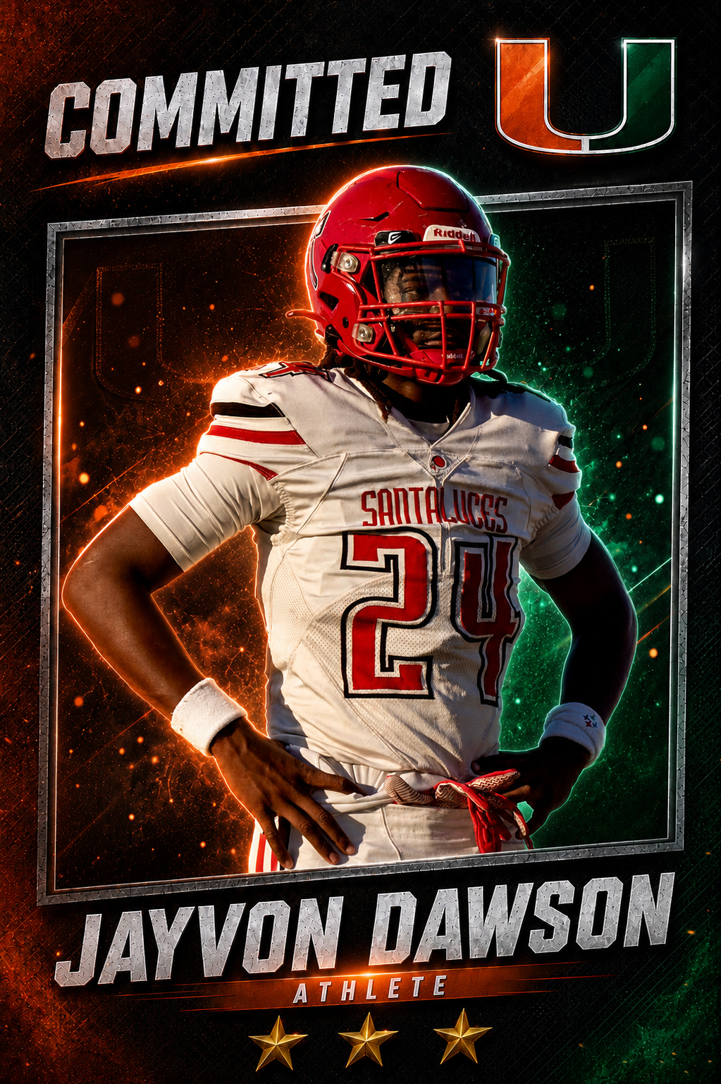 Local Jumbo Freak Athlete Jayvon Dawson Commits to Miami!