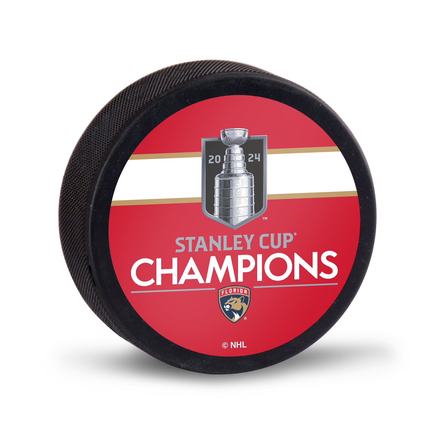 Florida Panthers 2024 Stanley Cup Champions Hockey Puck