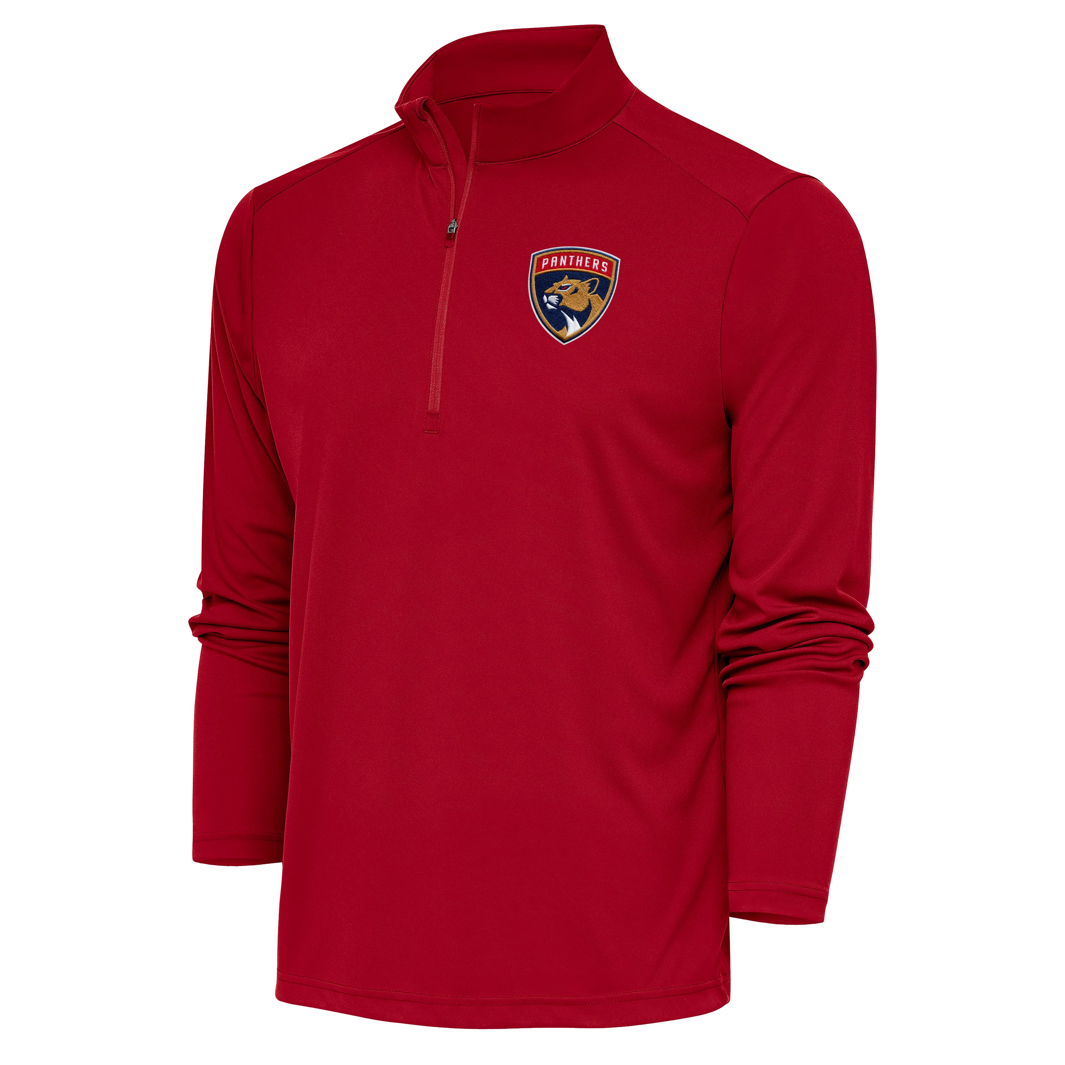 Florida Panthers Antigua Tribute Pullover L/S 1/4 Zip Primary Logo - Red