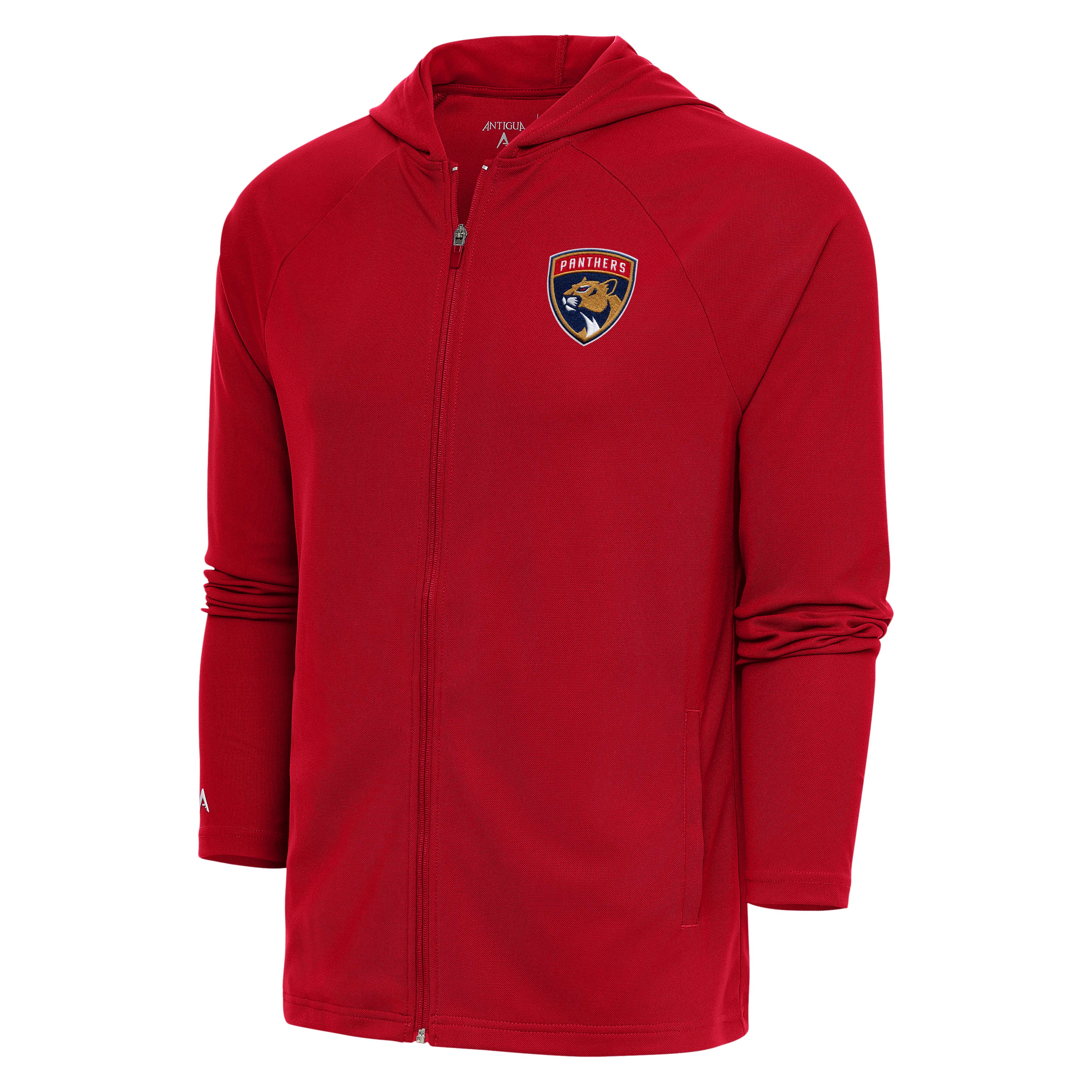 Florida Panthers Antigua Legacy L/S Full Zip Hoodie Primary Logo - Red