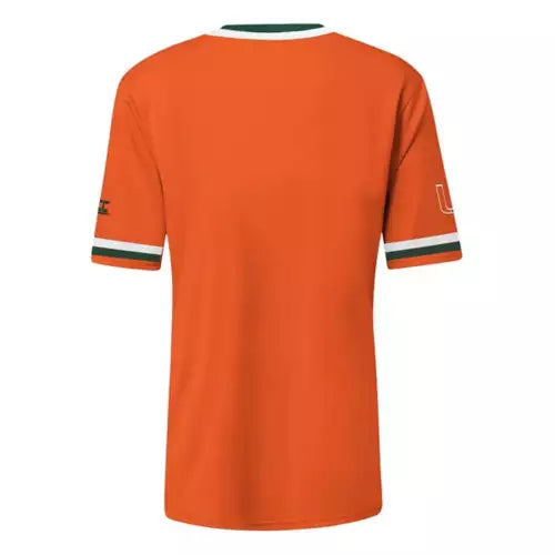 Miami Hurricanes adidas Baseball Jersey - Orange