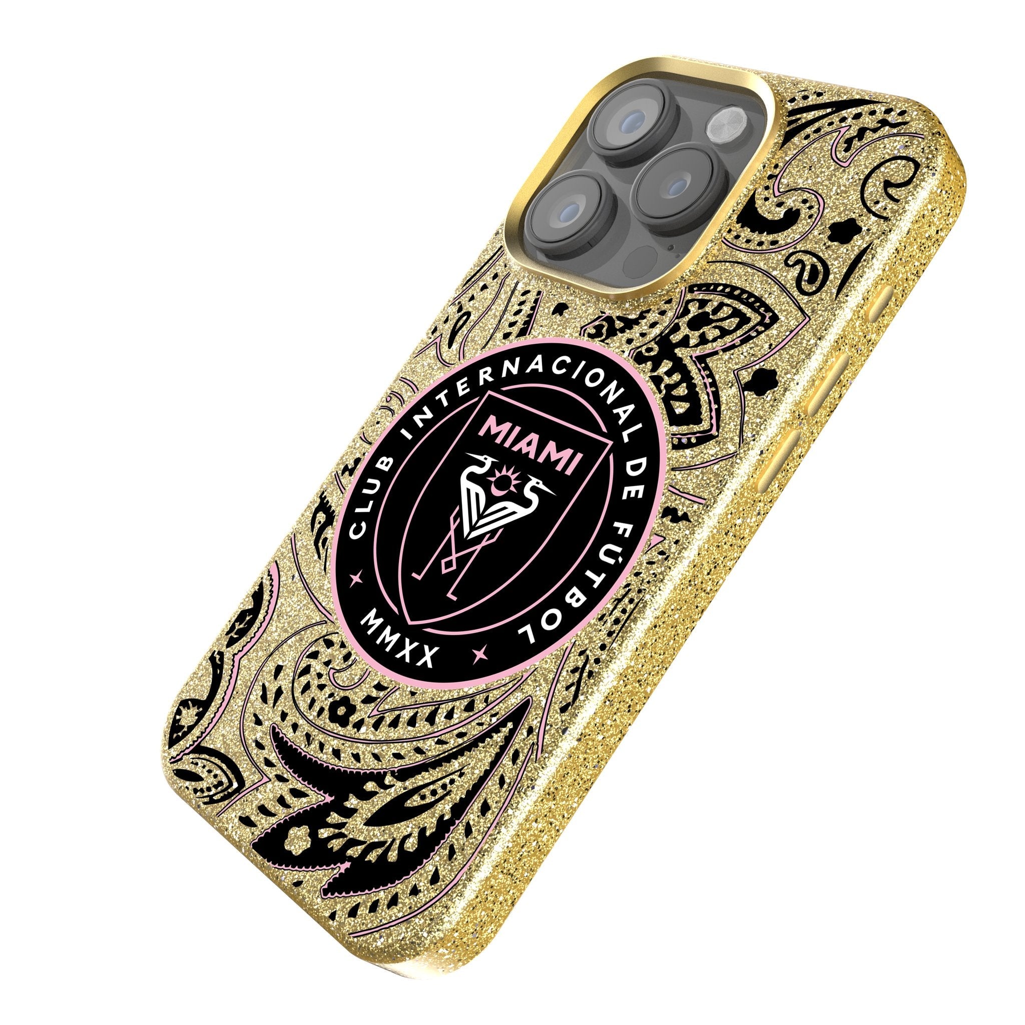 Inter Miami CF Paisley Bling Phone Case