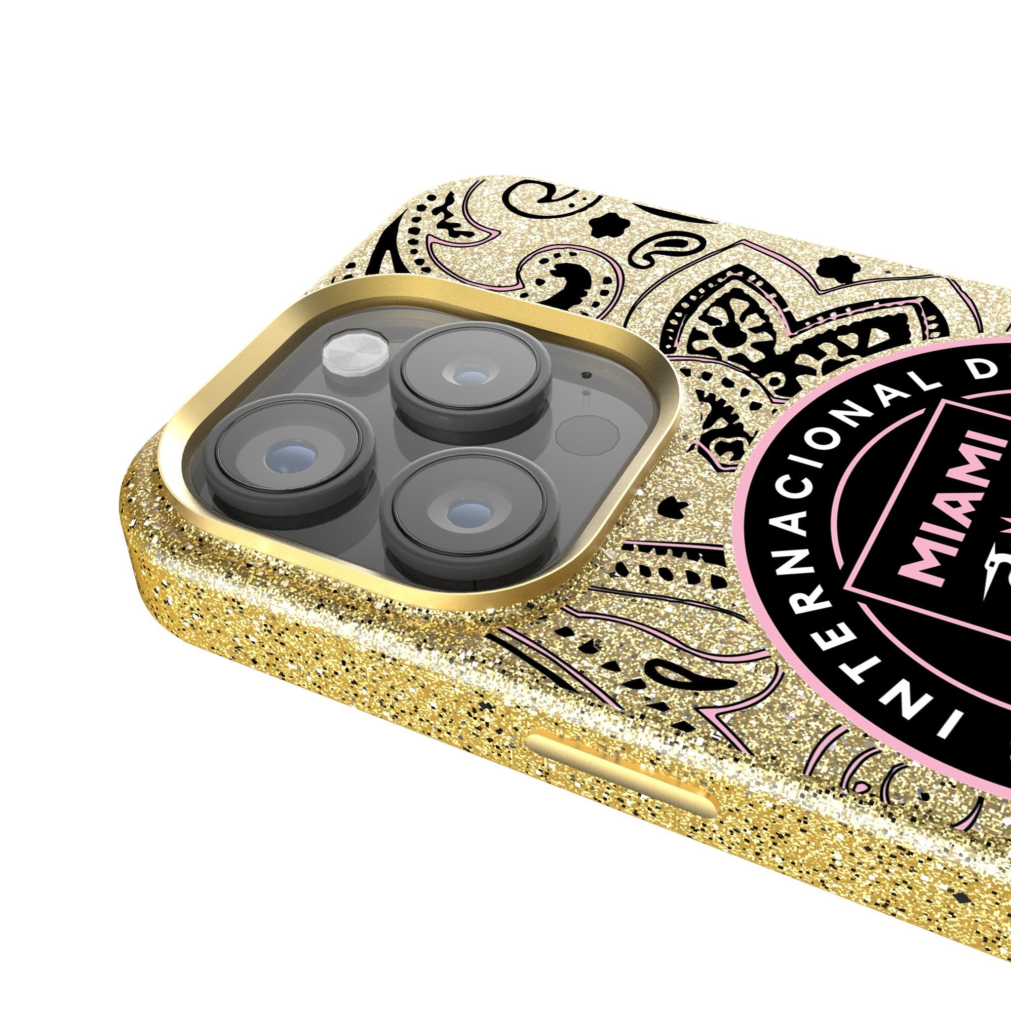Inter Miami CF Paisley Bling Phone Case