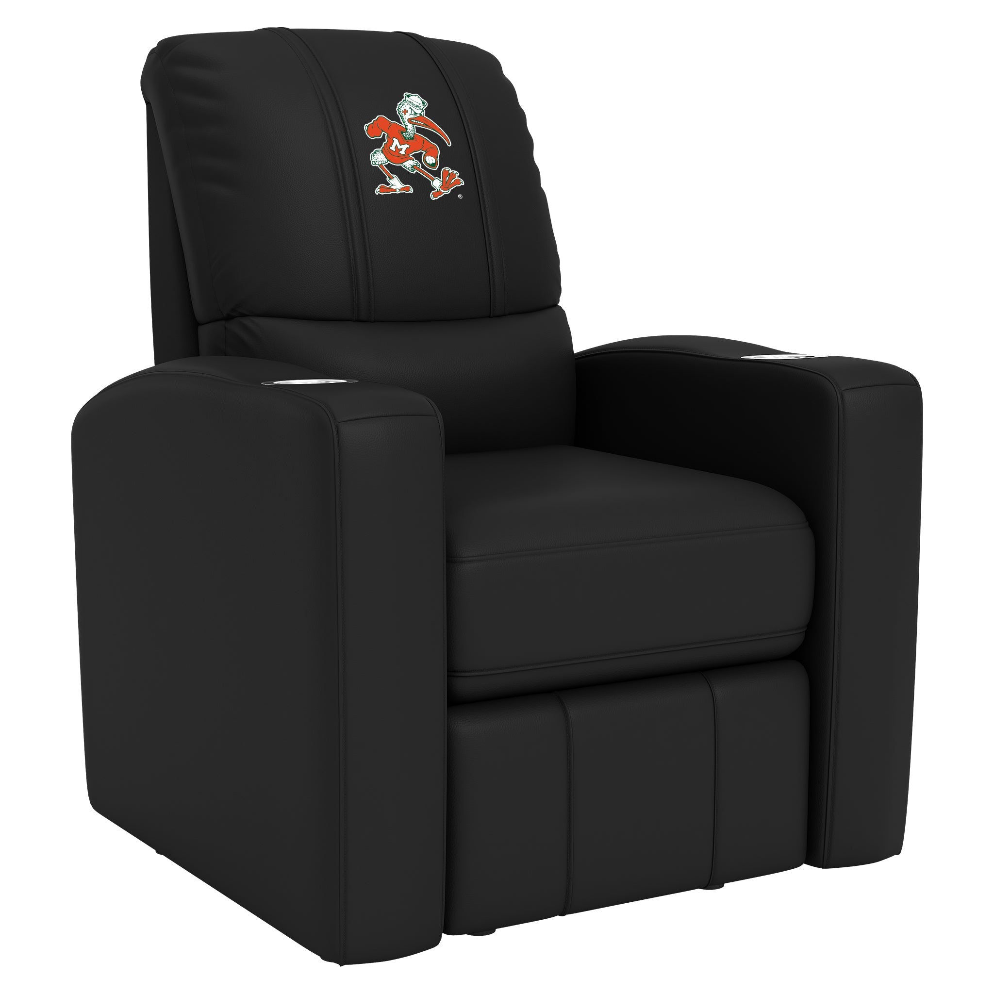 Stealth Recliner with Miami Hurricanes Secondary Logo