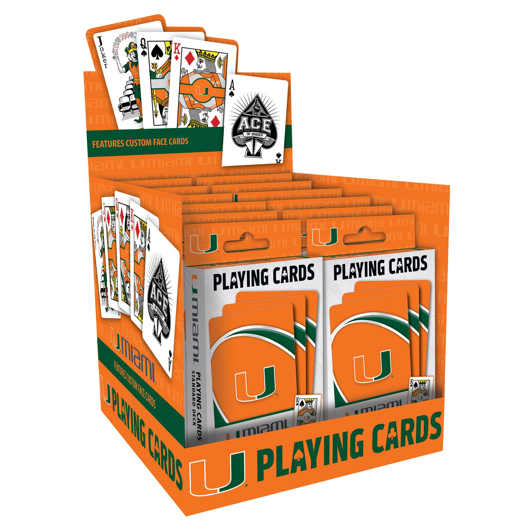 Miami Hurricanes Playing Cards