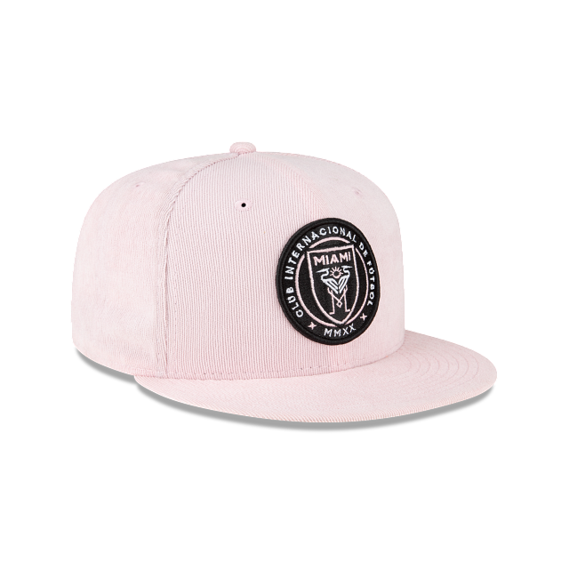 Inter Miami CF MLS New Era 9Fifty Primary Logo Adjustable Snapback Hat - Pink