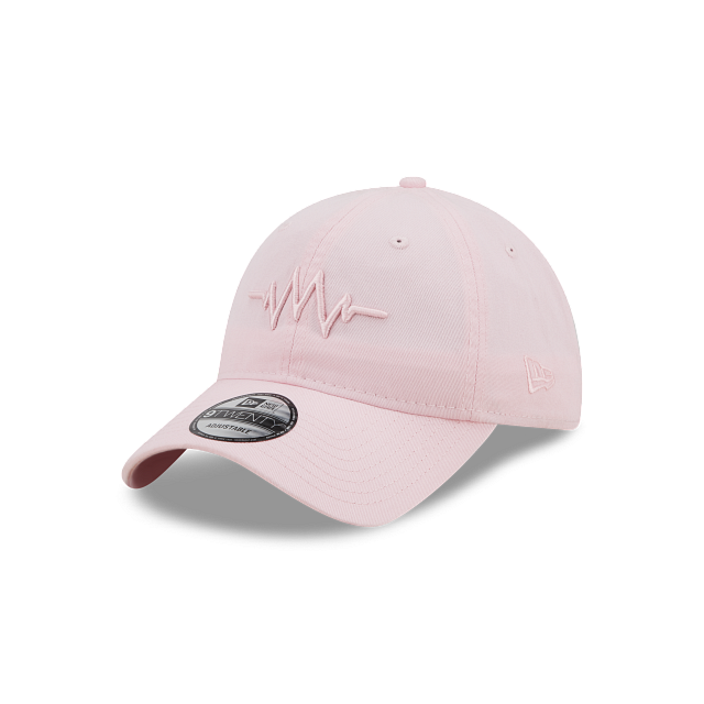 Inter Miami CF MLS New Era 9Twenty Heartbeat Logo Adjustable Hat - Pink