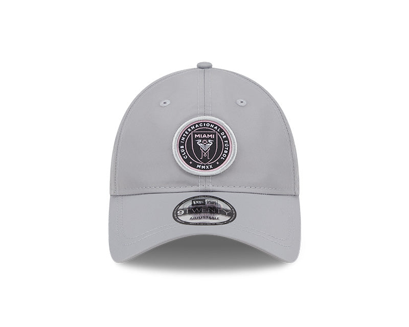 Inter Miami CF MLS New Era 9Twenty Active Perforated Adjustable Hat - Grey