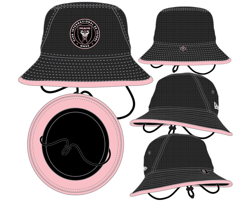 Inter Miami CF New Era Gameday Bucket Hat - Black