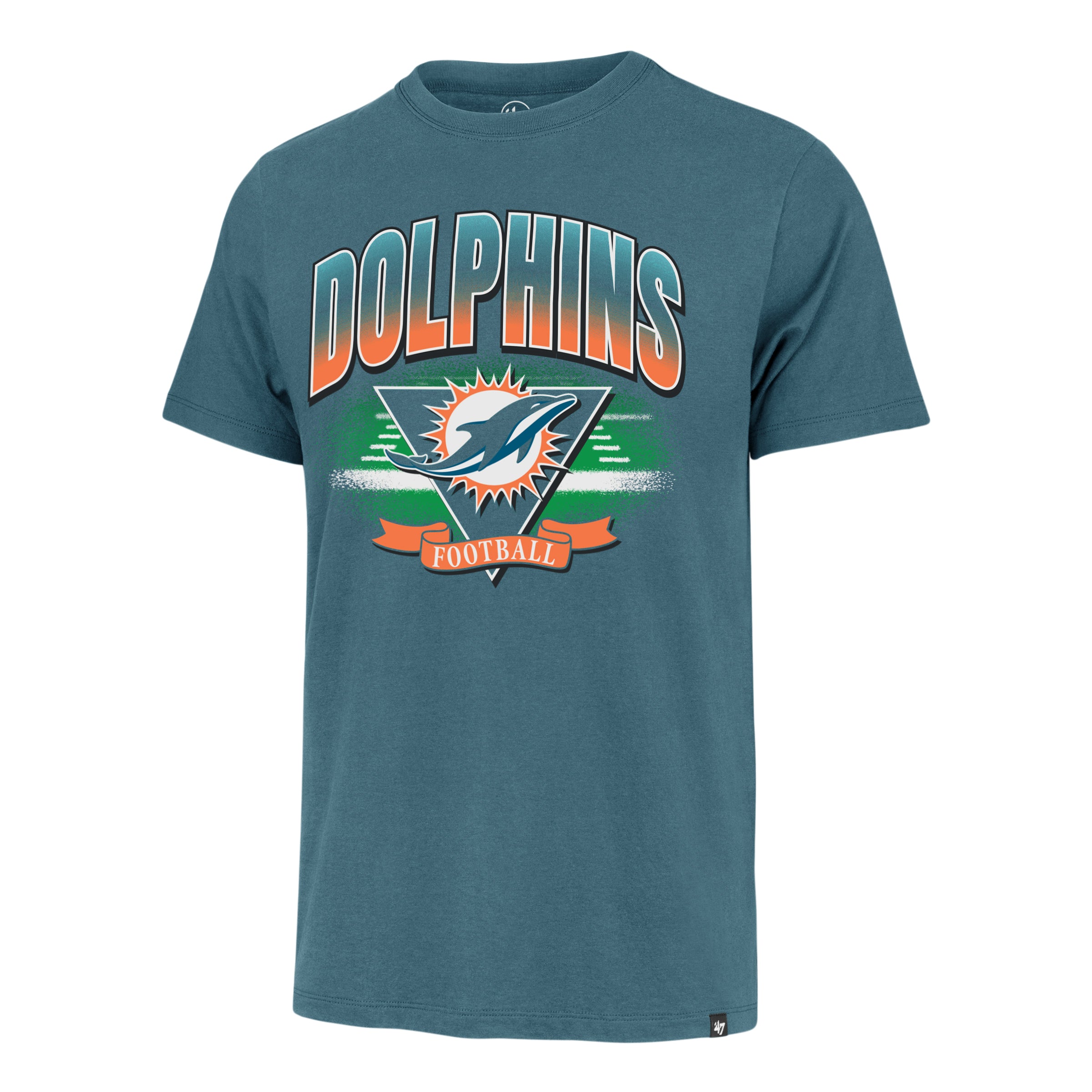 Miami Dolphins '47 Brand Oceanic Arena Fade Franklin T-Shirt - Teal