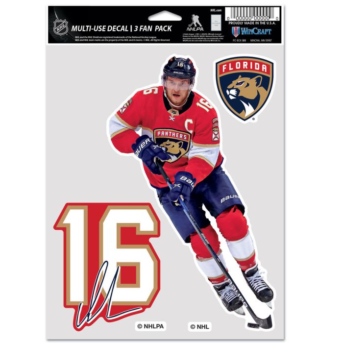 Florida Panthers Aleksander Barkov Multi-Use 3 Pack Fan Decals