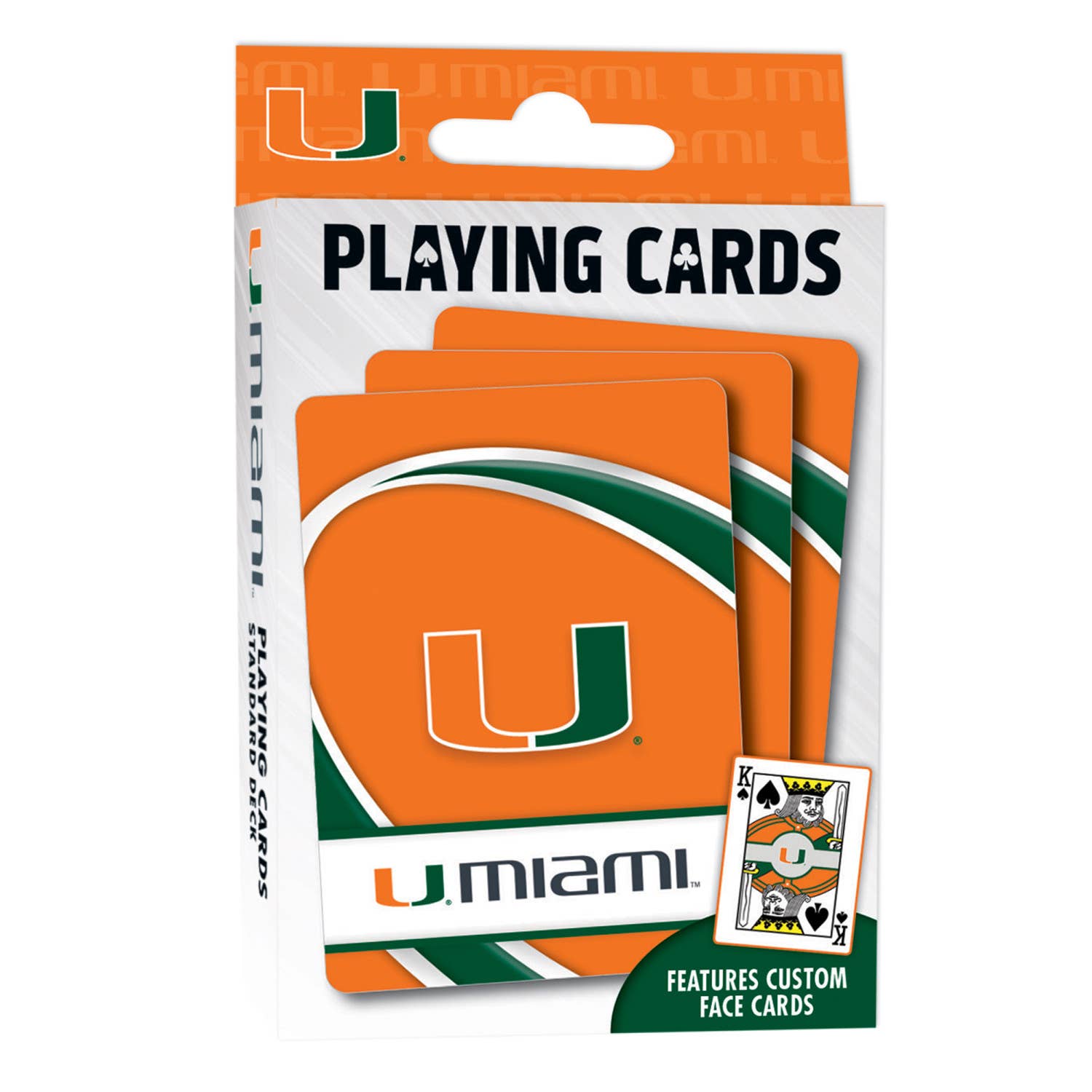 Miami Hurricanes Playing Cards