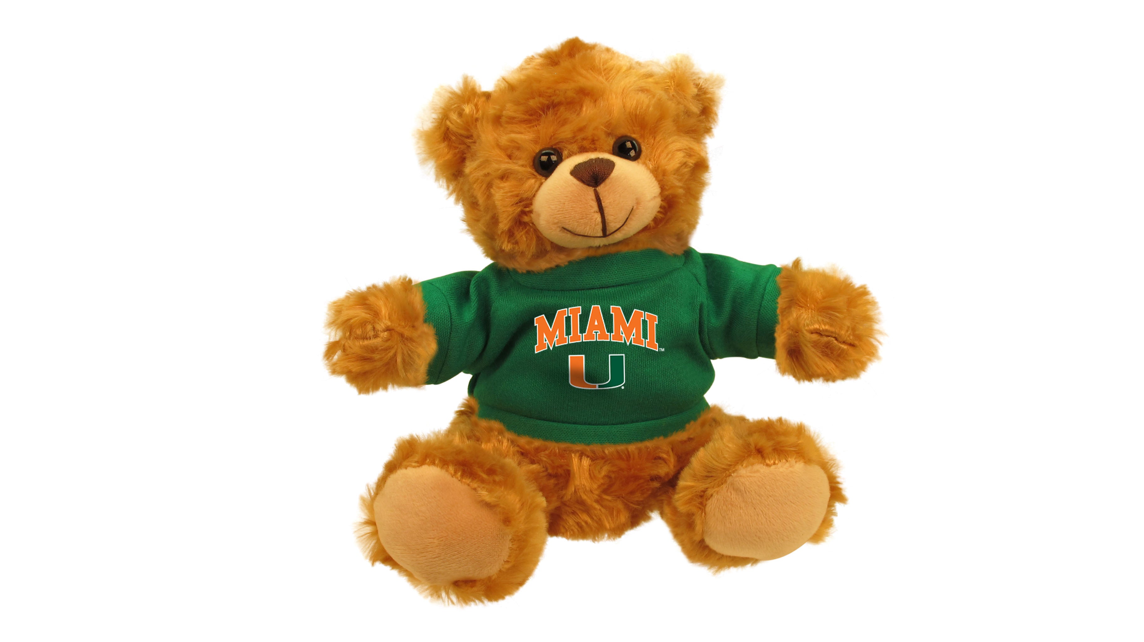 Miami Hurricanes 6 Inch Bear with T-Shirt