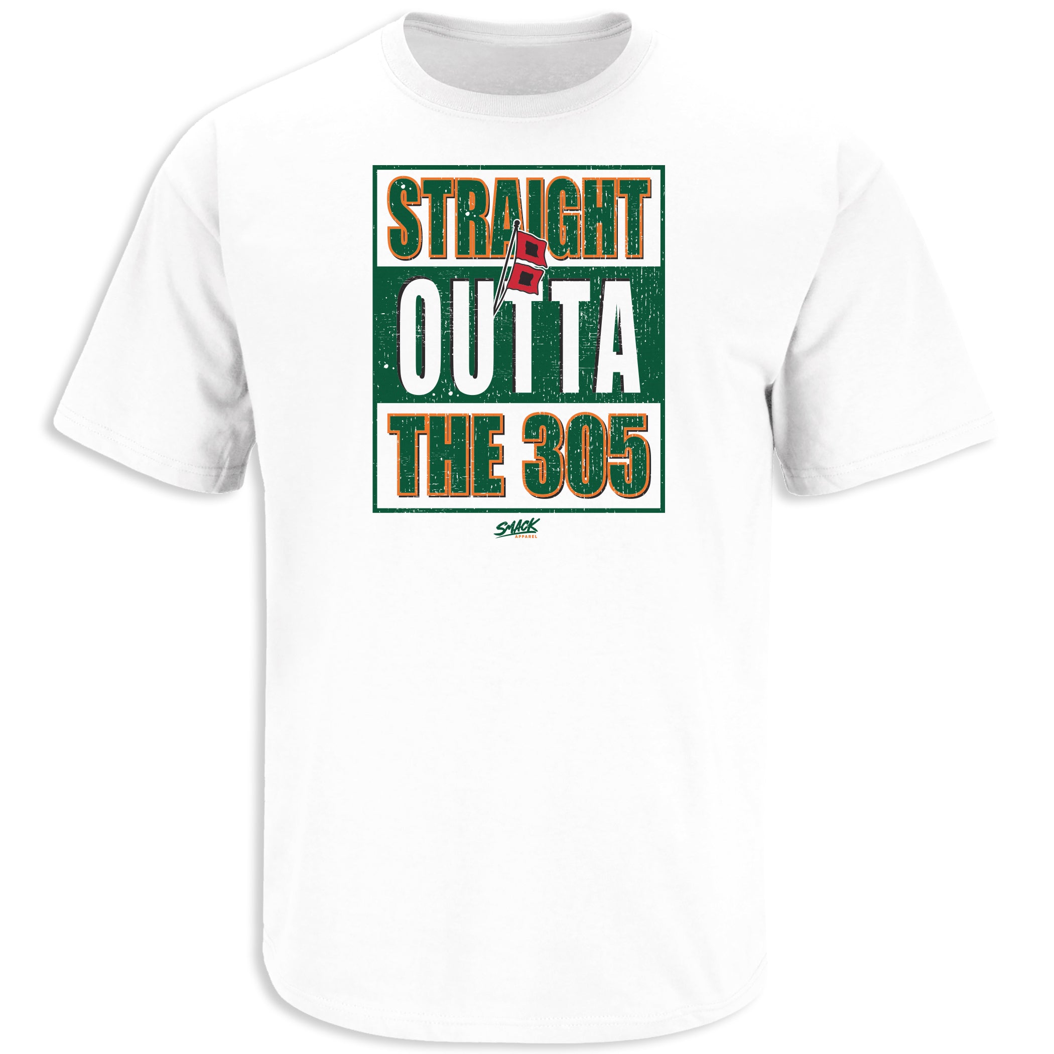 Miami Straight Outta The 305 T-Shirt - White