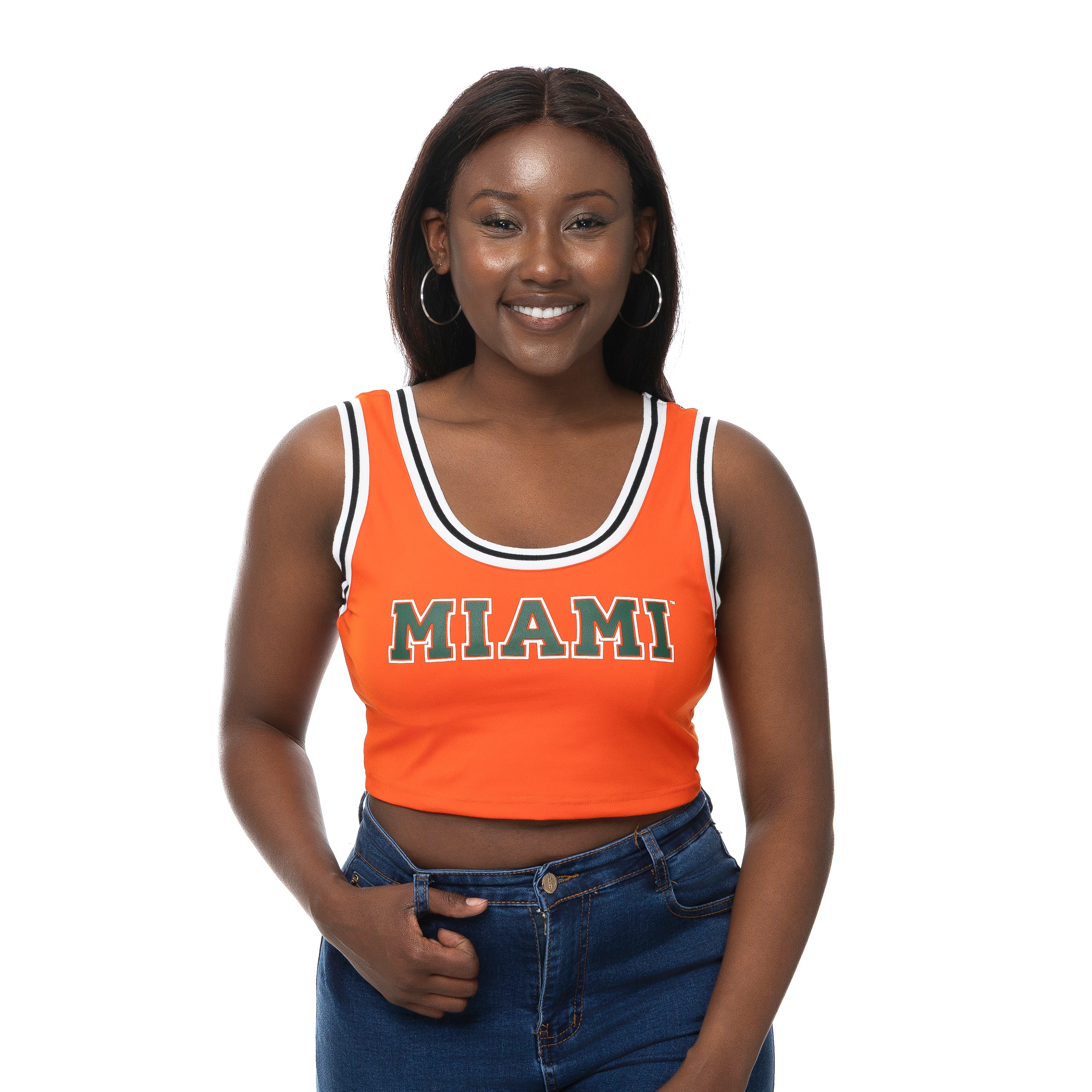 Miami Hurricanes zoozatz Jump Shot Tank - Orange