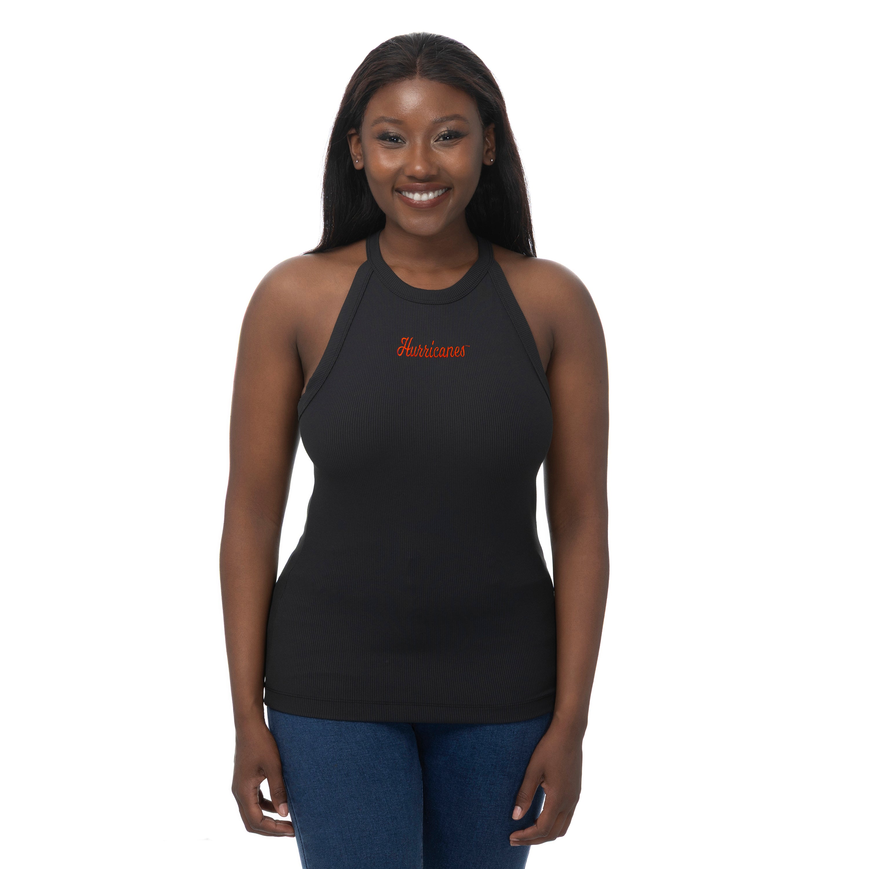 Miami Hurricanes zoozatz Hot Mama Tank - Black