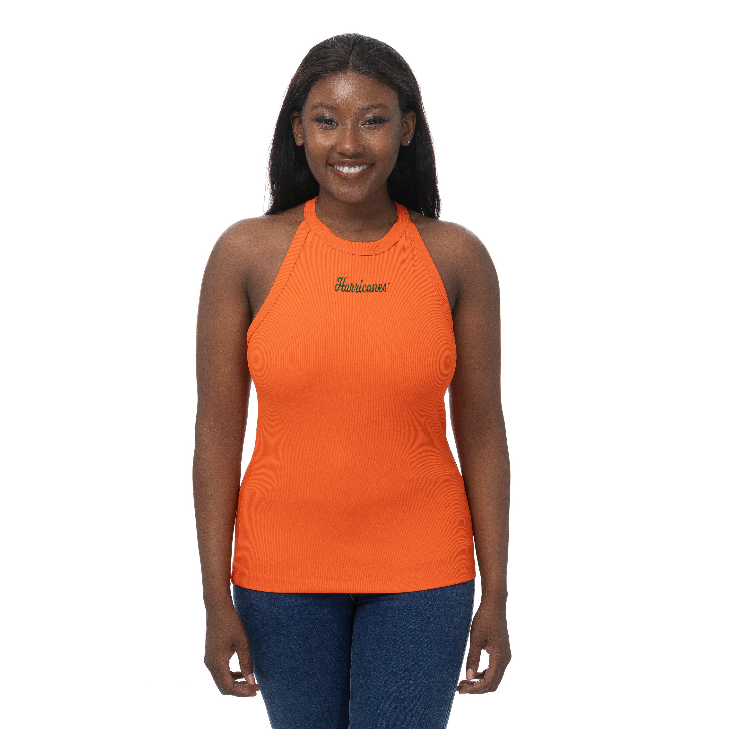 Miami Hurricanes zoozatz Hot Mama Tank - Orange
