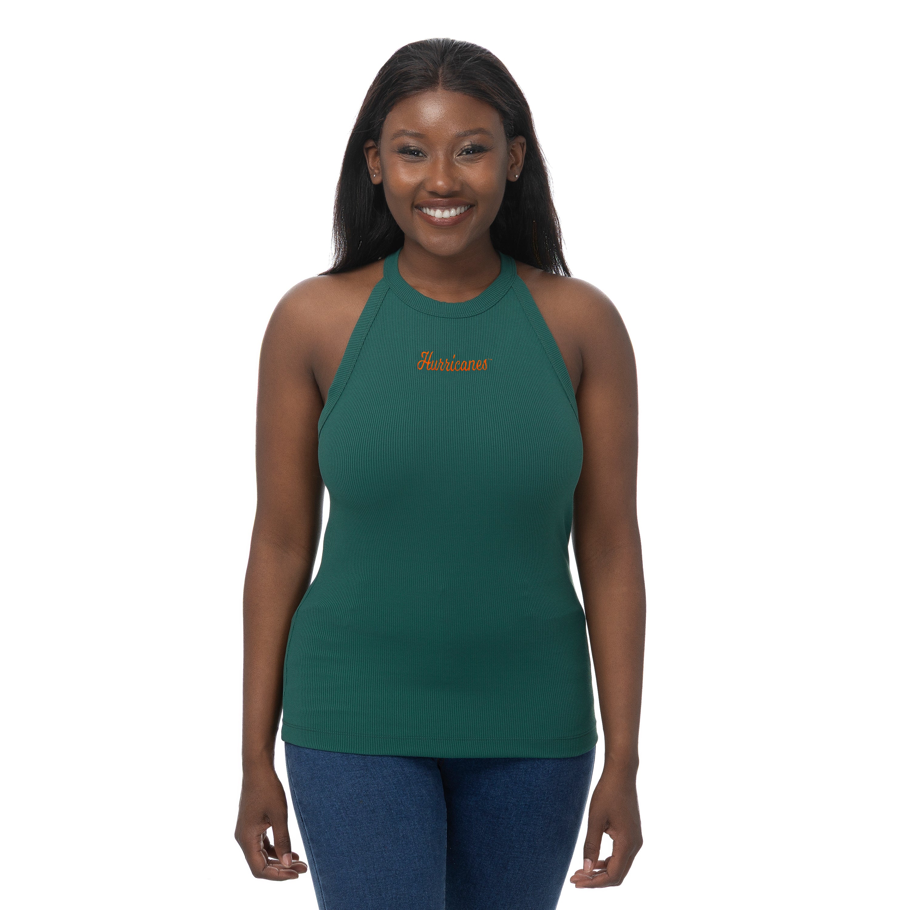 Miami Hurricanes zoozatz Hot Mama Tank - Green
