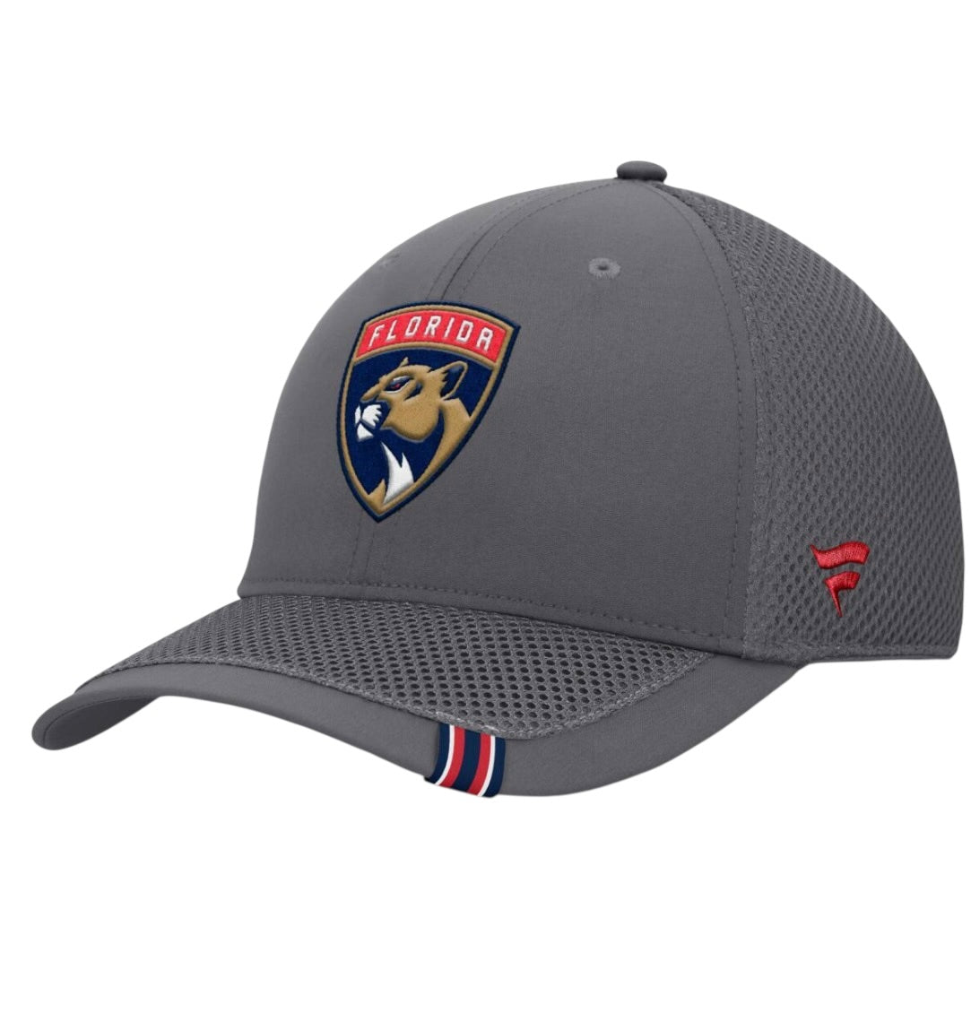 Florida Panthers Fanatics Clincher Flex Fit Hat - Storm Grey