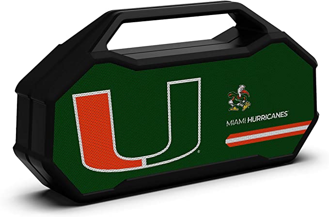 Miami Hurricanes Wireless Outdoor Bluetooth Speaker