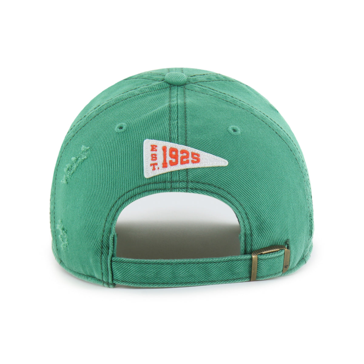 Miami Hurricanes 47 Brand Seymoore Clean UP Adjustable Hat - Mixed Green