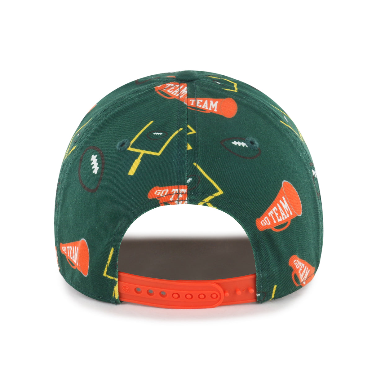 Miami Hurricanes Youth 47 Brand Stomping Ground Clean Up Hat - Green