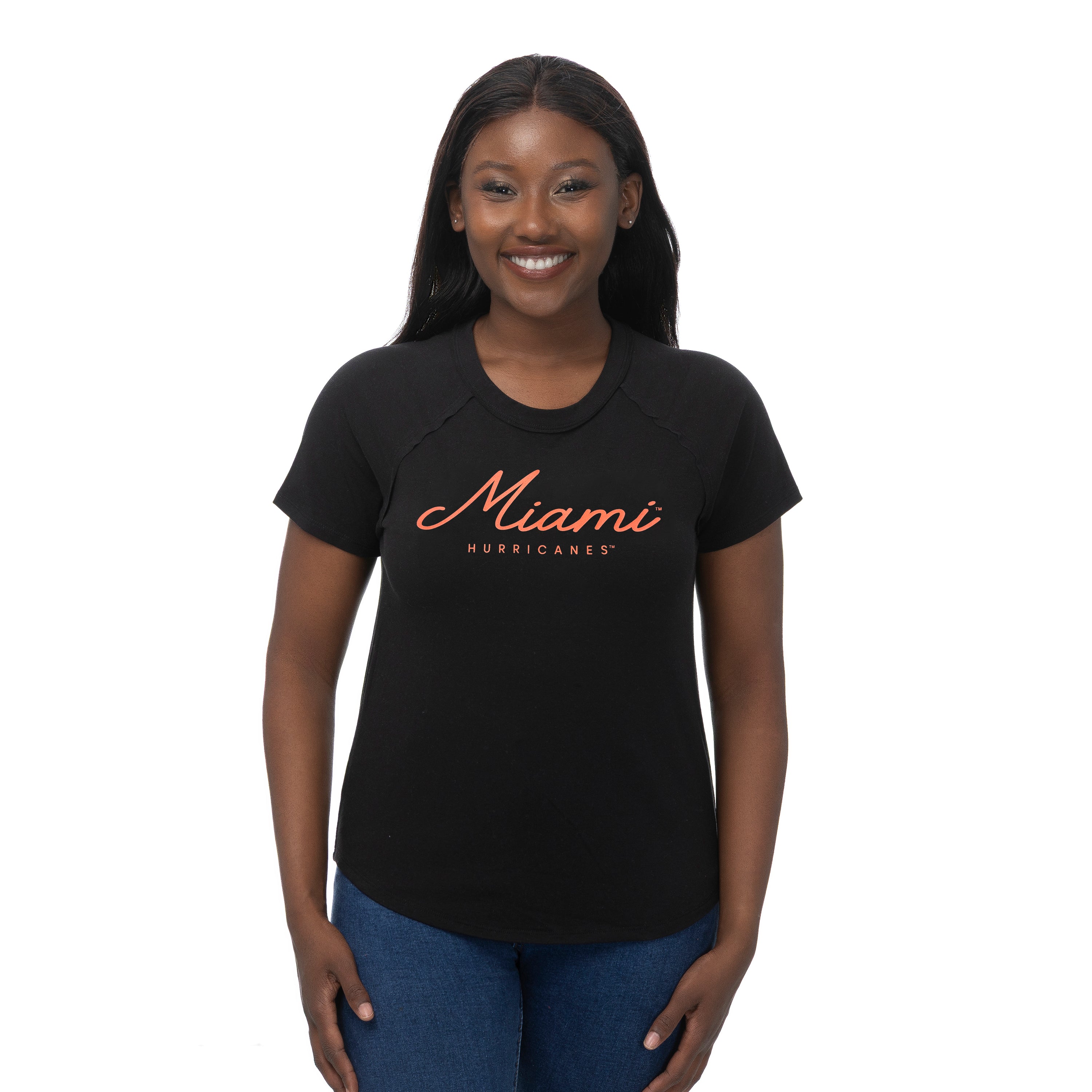 Miami Hurricanes zoozatz Weekday T-Shirt - Black