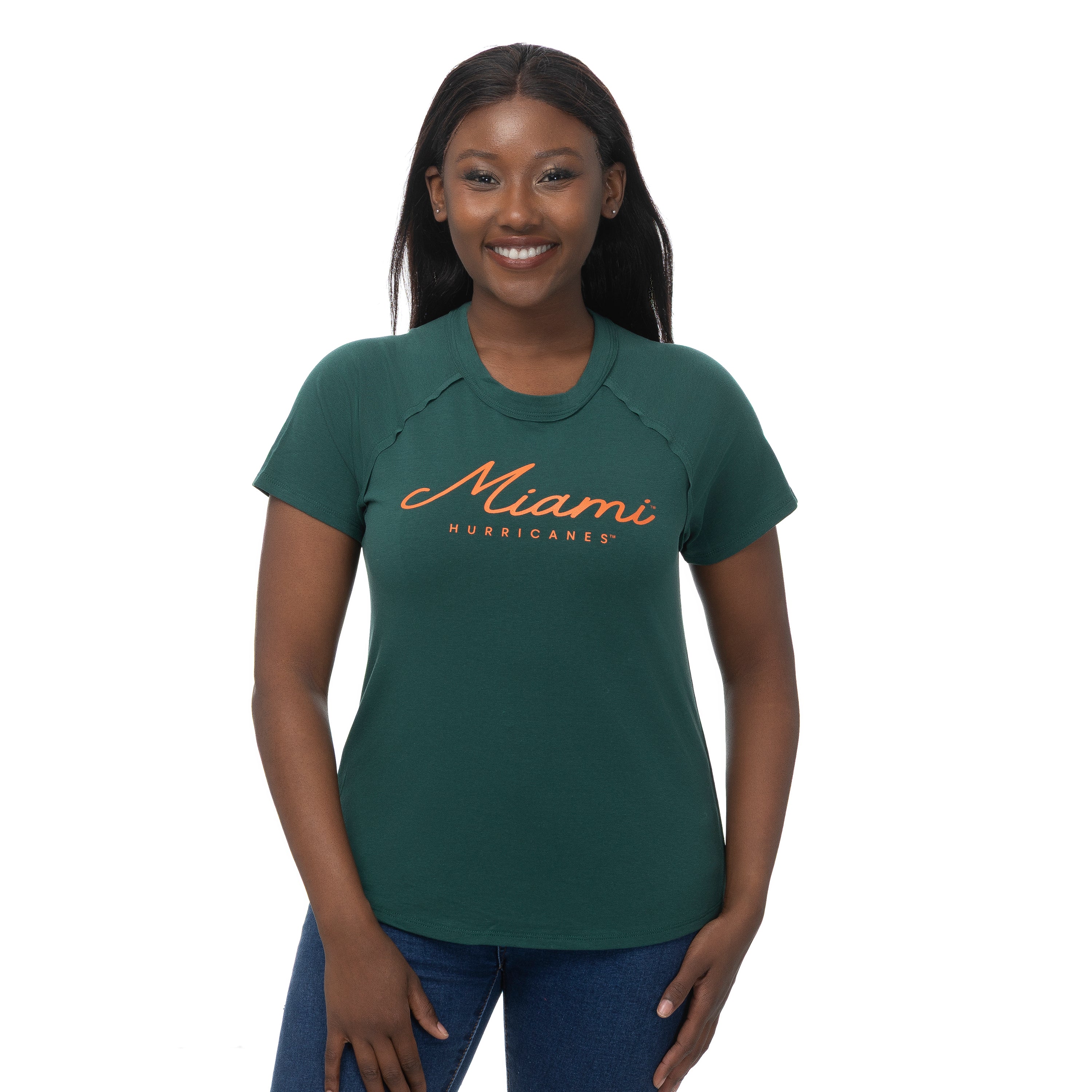 Miami Hurricanes zoozatz Weekday T-Shirt - Green