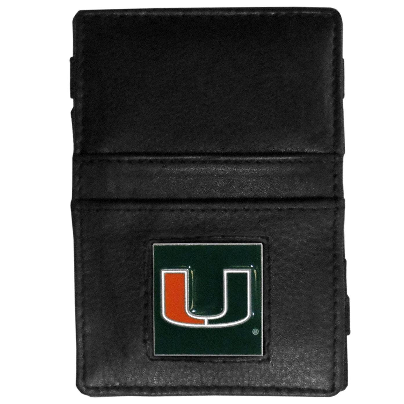 Miami Hurricanes Leather Jacob's Ladder Wallet