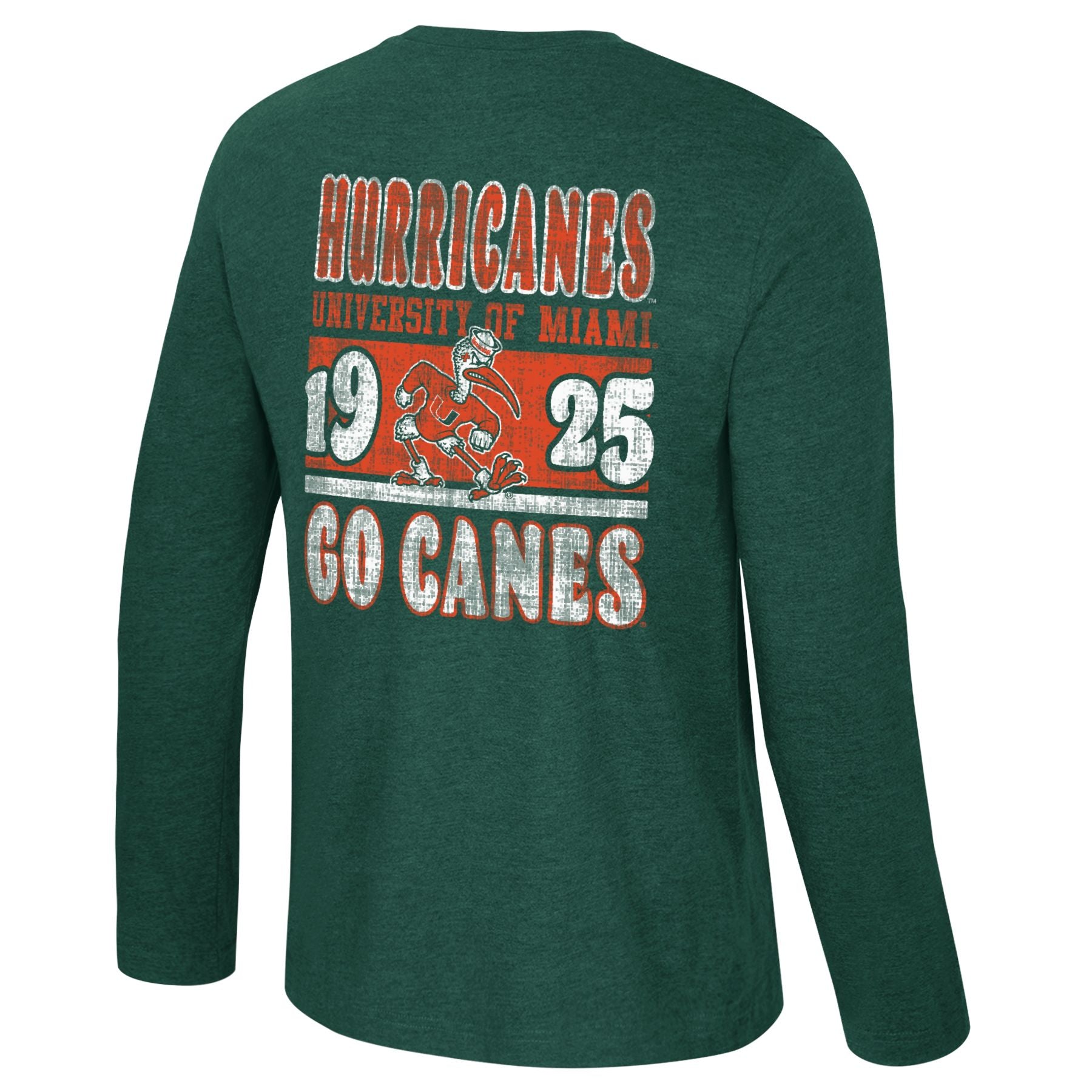 Miami Hurricanes Colosseum Carmy L/S T-Shirt - Green