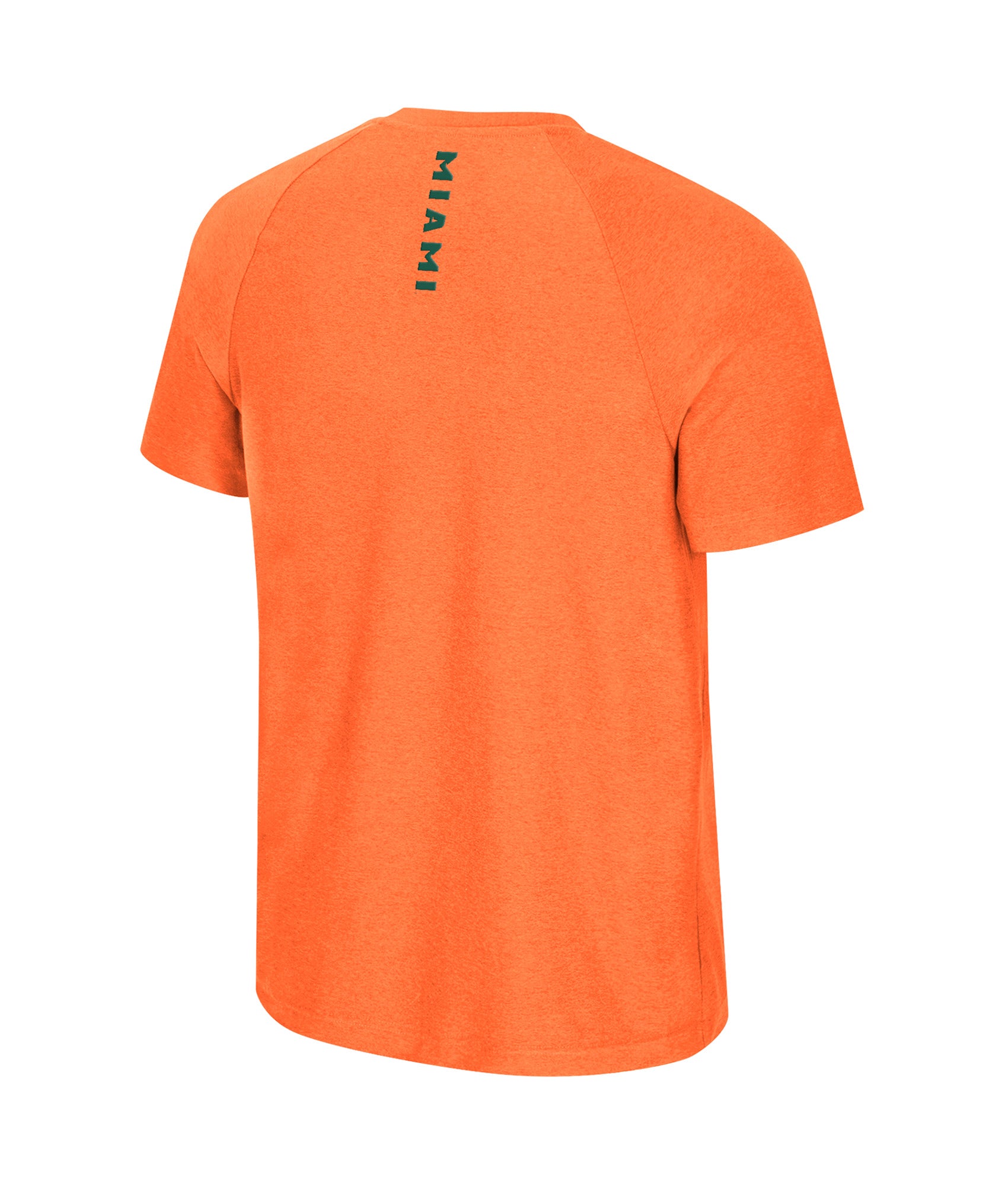 Miami Hurricanes Colosseum Mac Tonal Raglan T-Shirt - Orange