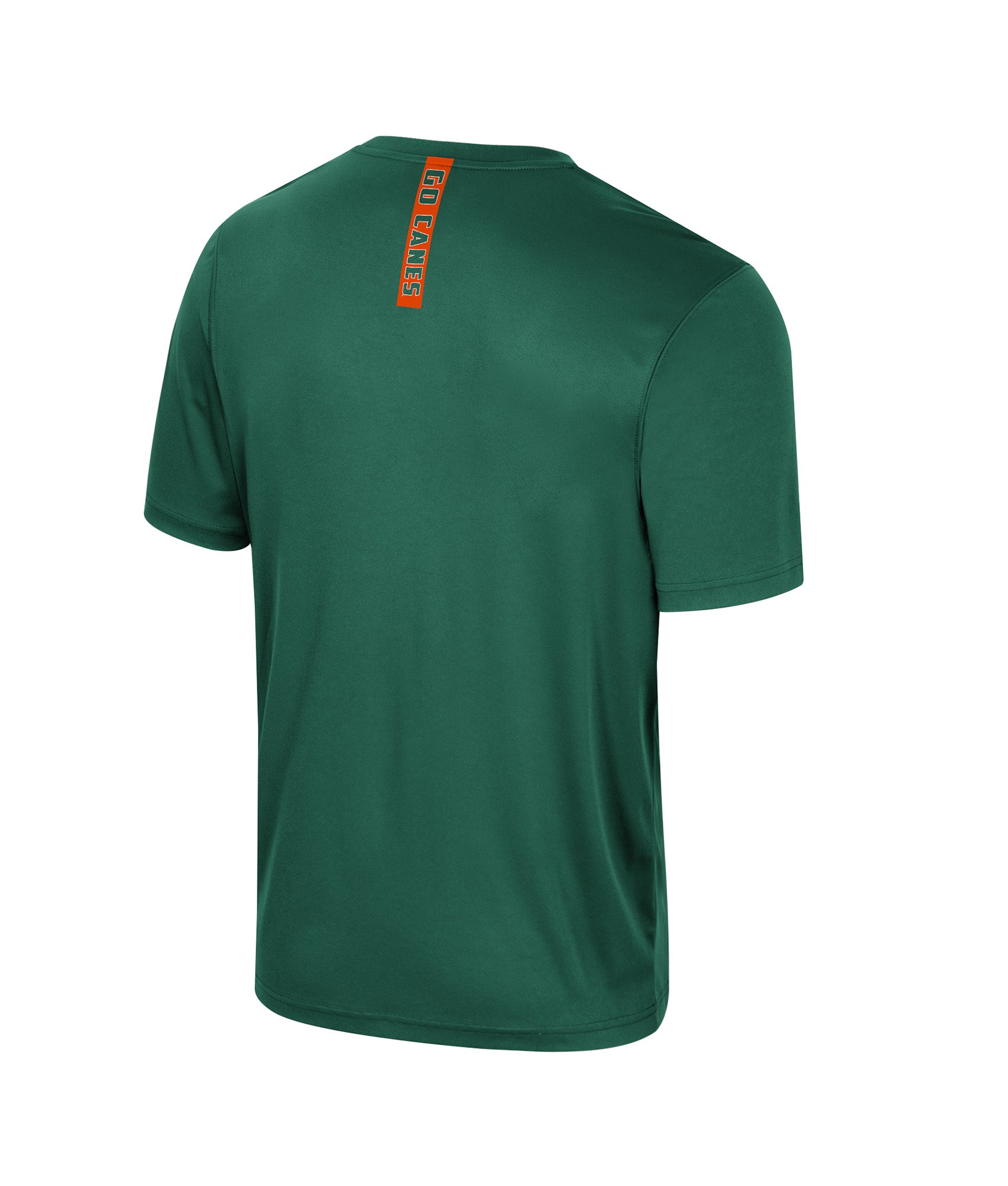 Miami Hurricanes Colosseum Bird Law T-Shirt - Green