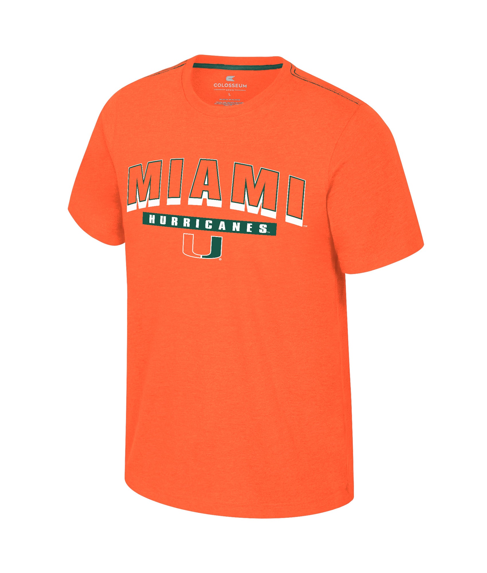 Miami Hurricanes Colosseum Back In Business T-Shirt - Orange