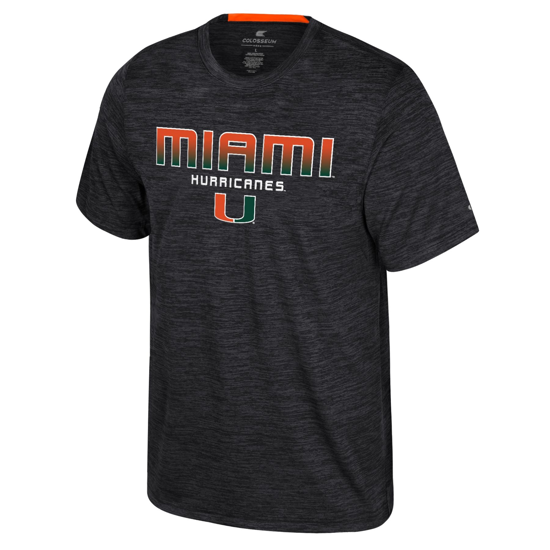 Miami Hurricanes Colosseum Consistency T-Shirt - Black