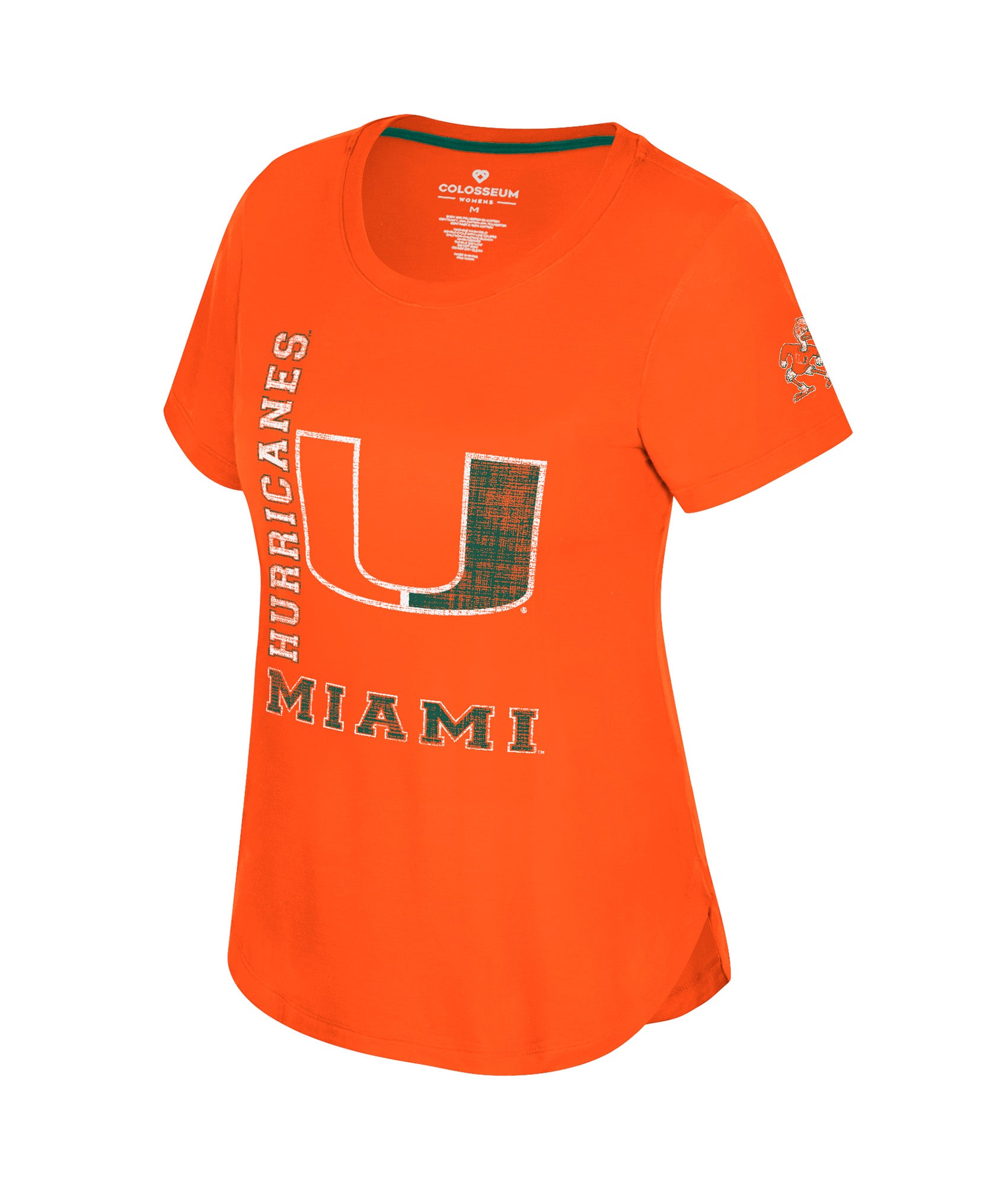 Miami Hurricanes Colosseum Women's Work to Live T-Shirt - Orange