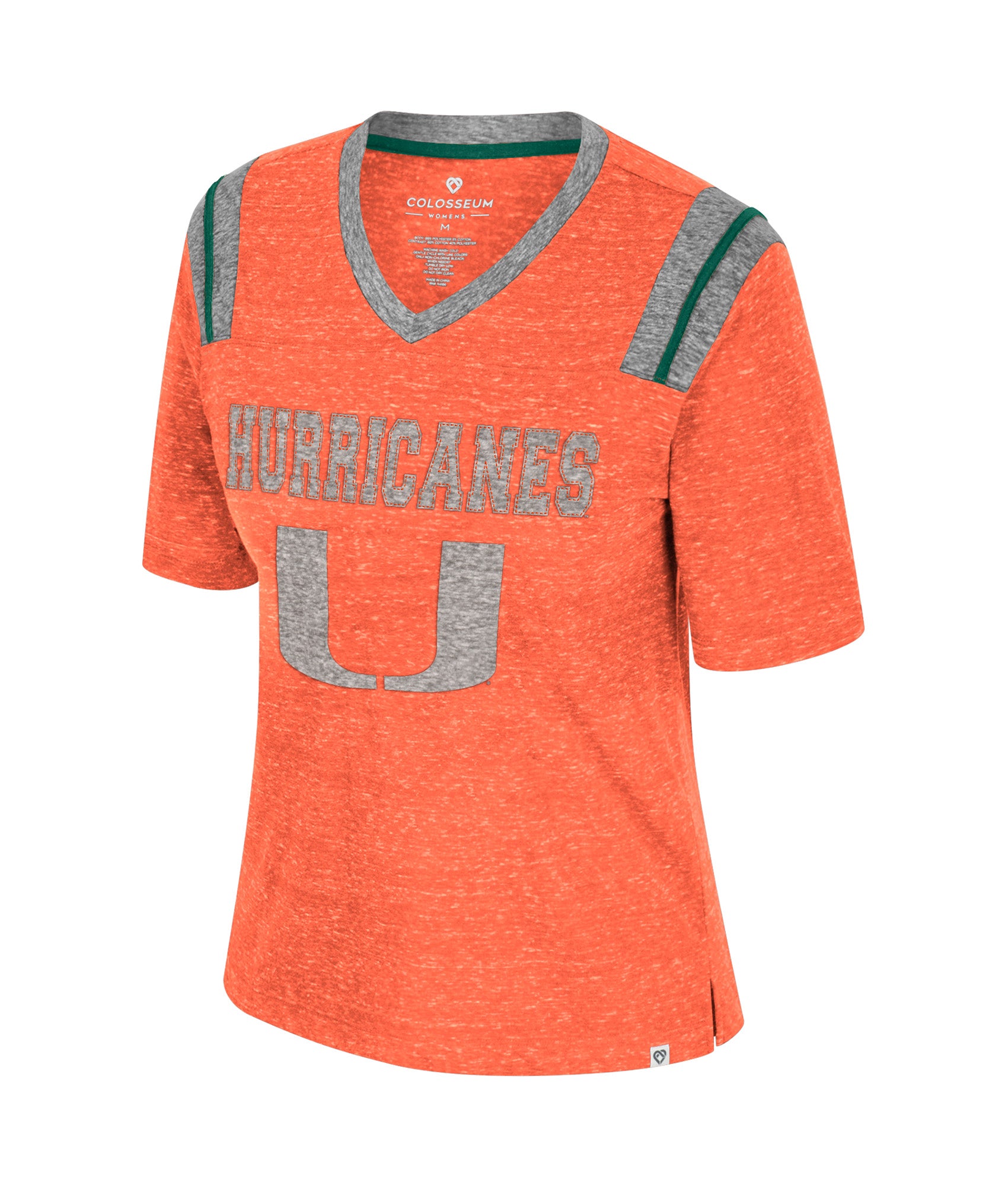 Miami Hurricanes Colosseum Women's Toodles Poodles T-Shirt - Orange