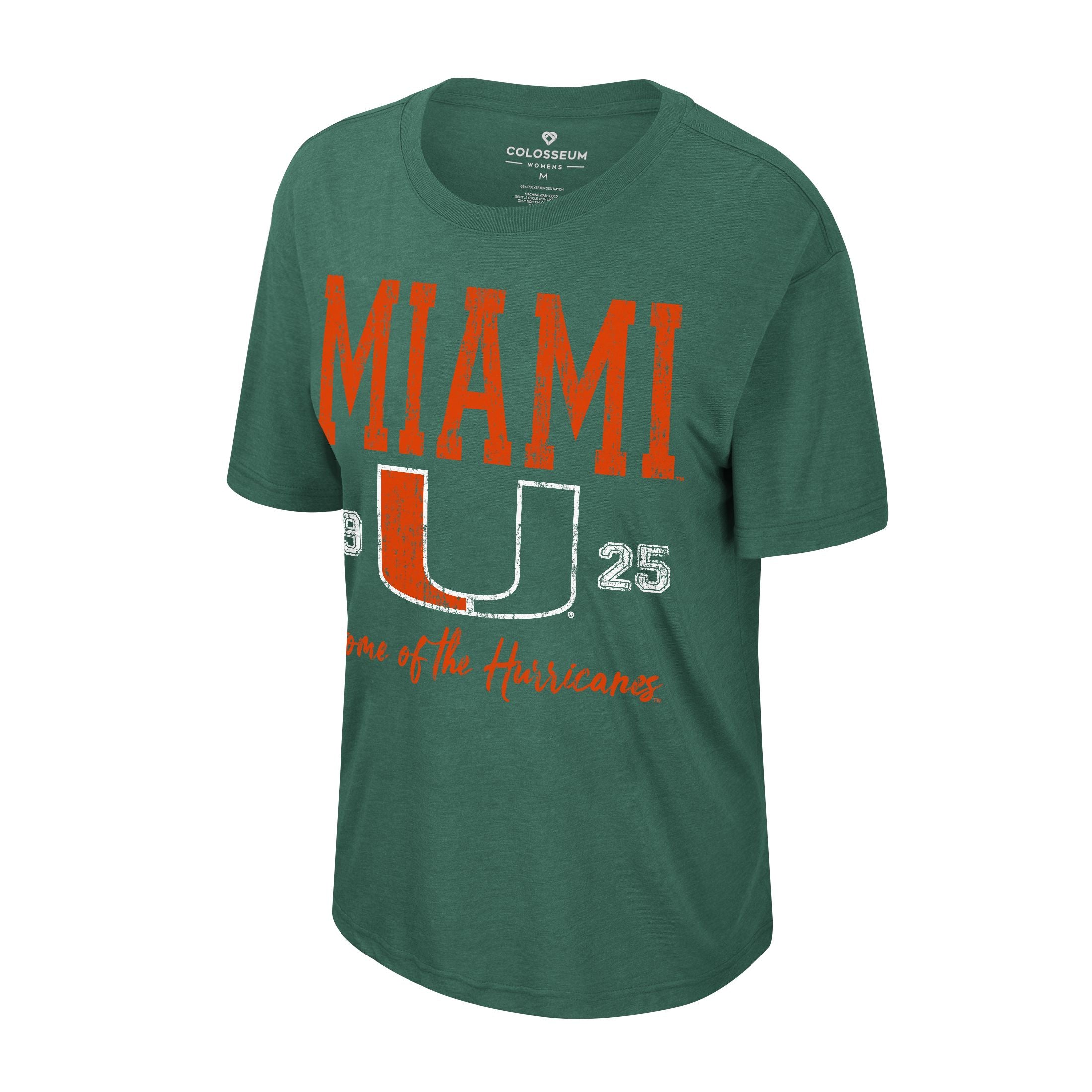 Miami Hurricanes Colosseum Ever Oversized T-Shirt - Green