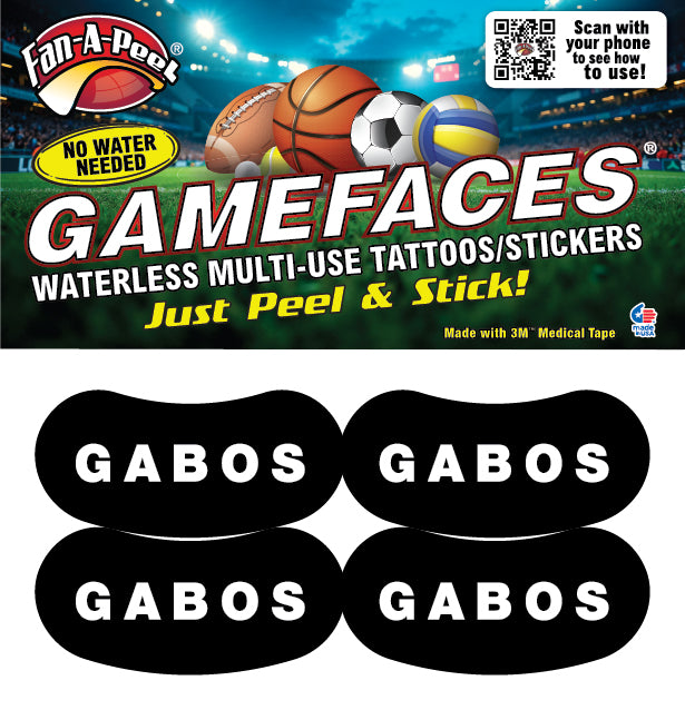Malachi Toney GABOS Peel & Stick Game Faces Eye Strips