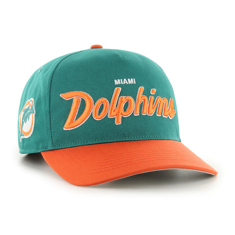 Miami Dolphins '47 Brand Historic Crosstown Adjustable Hat - Aqua/Orange