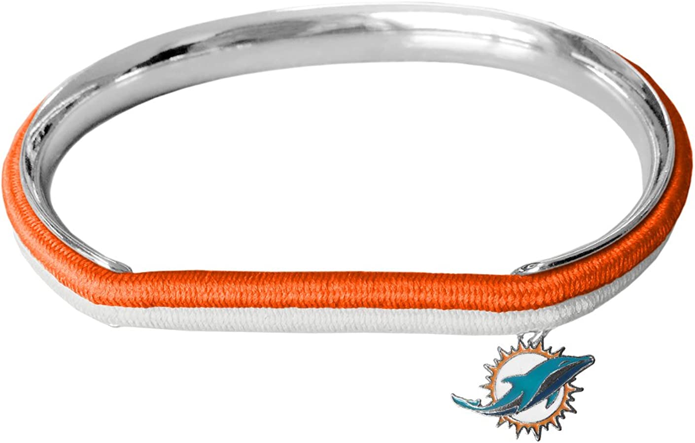Miami Dolphins Hair Tie Bangle Bracelet