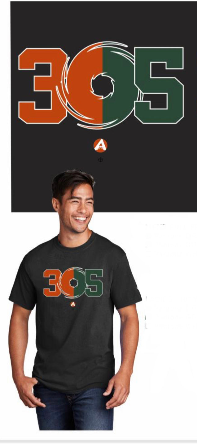 About The Fans Men's 305 Shirt - Black