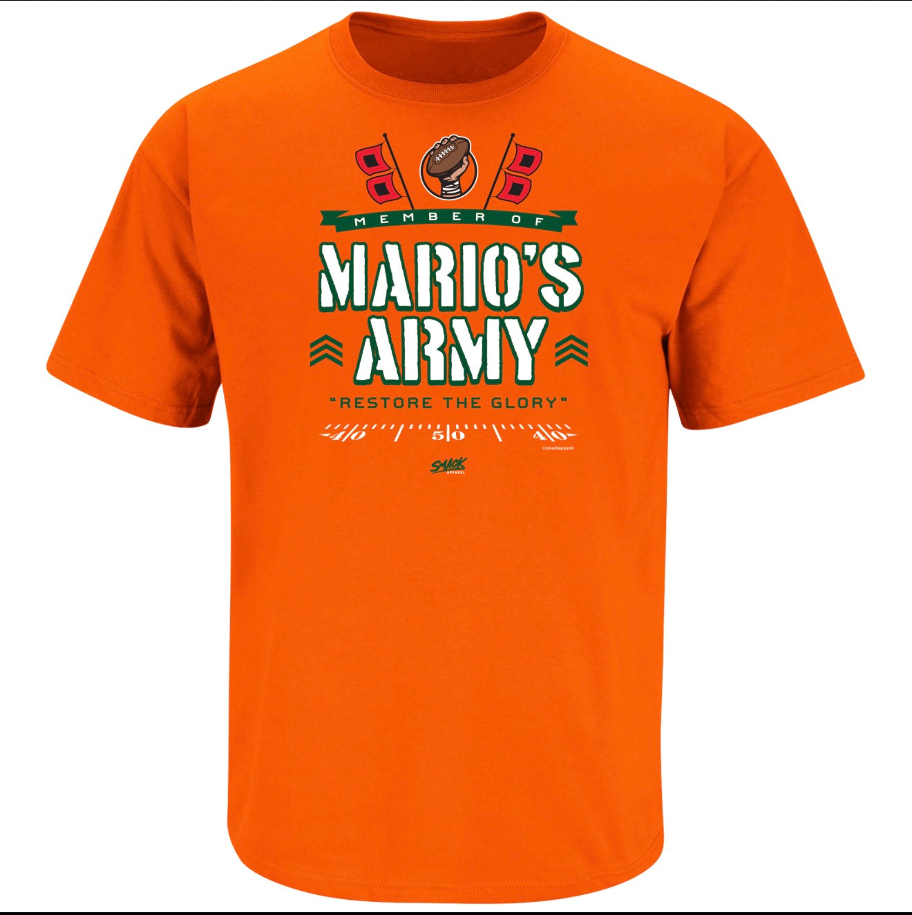 Mario’s Army T-Shirt - Orange