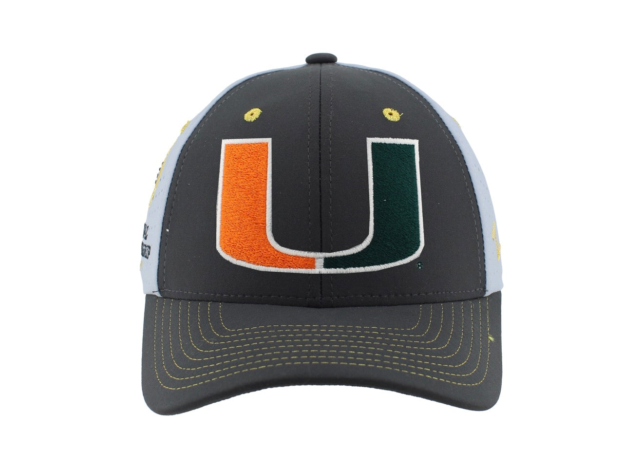 Pre-Order Miami Hurricanes Zephyr 2026 CFP National Championship Game Snapback Hat - Black/Gray