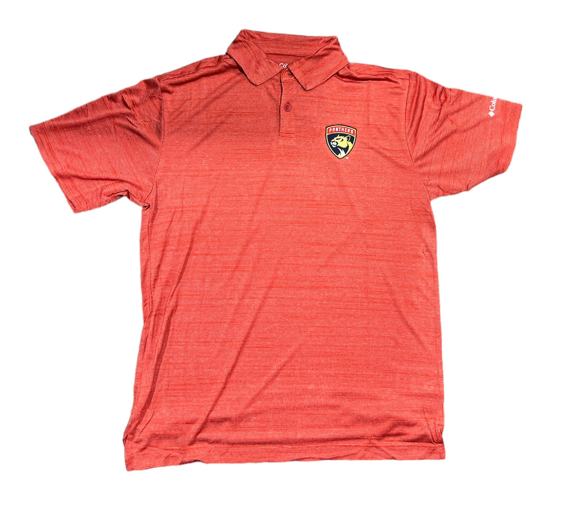 Florida Panthers Columbia Omni-Wick Set Polo Logo - Red