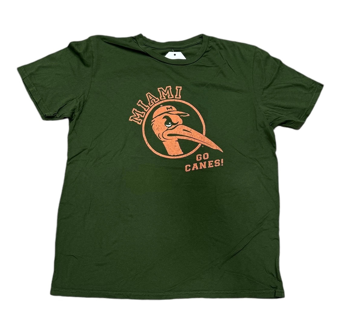 Miami Hurricanes Vintage Sebastian Go Canes Reserve Collection - Green
