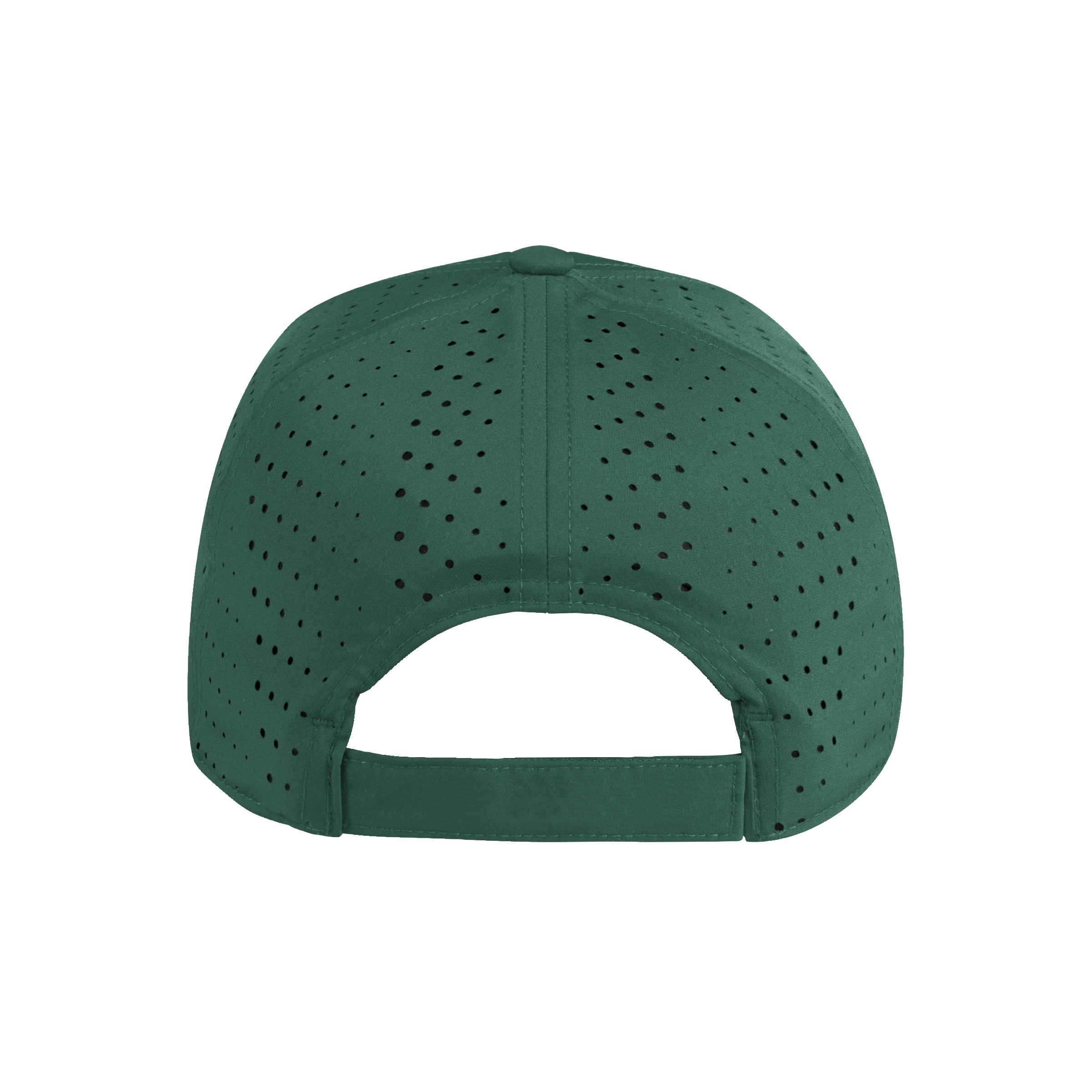 Miami Hurricanes 2023 adidas Structured Flat Brim Perforated Adjustable Hat - Green