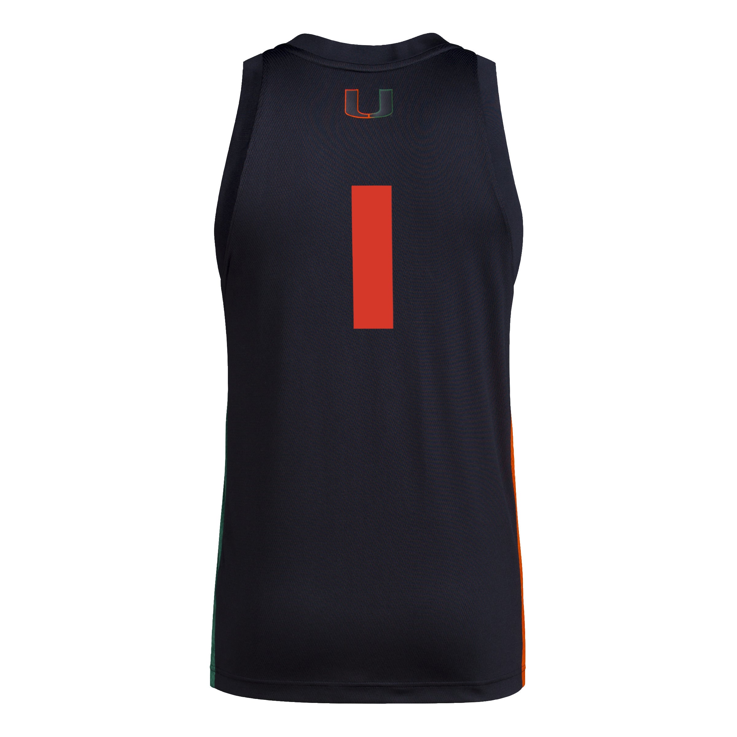 Miami Hurricanes adidas 2023 Swingman Basketball Jersey - Black