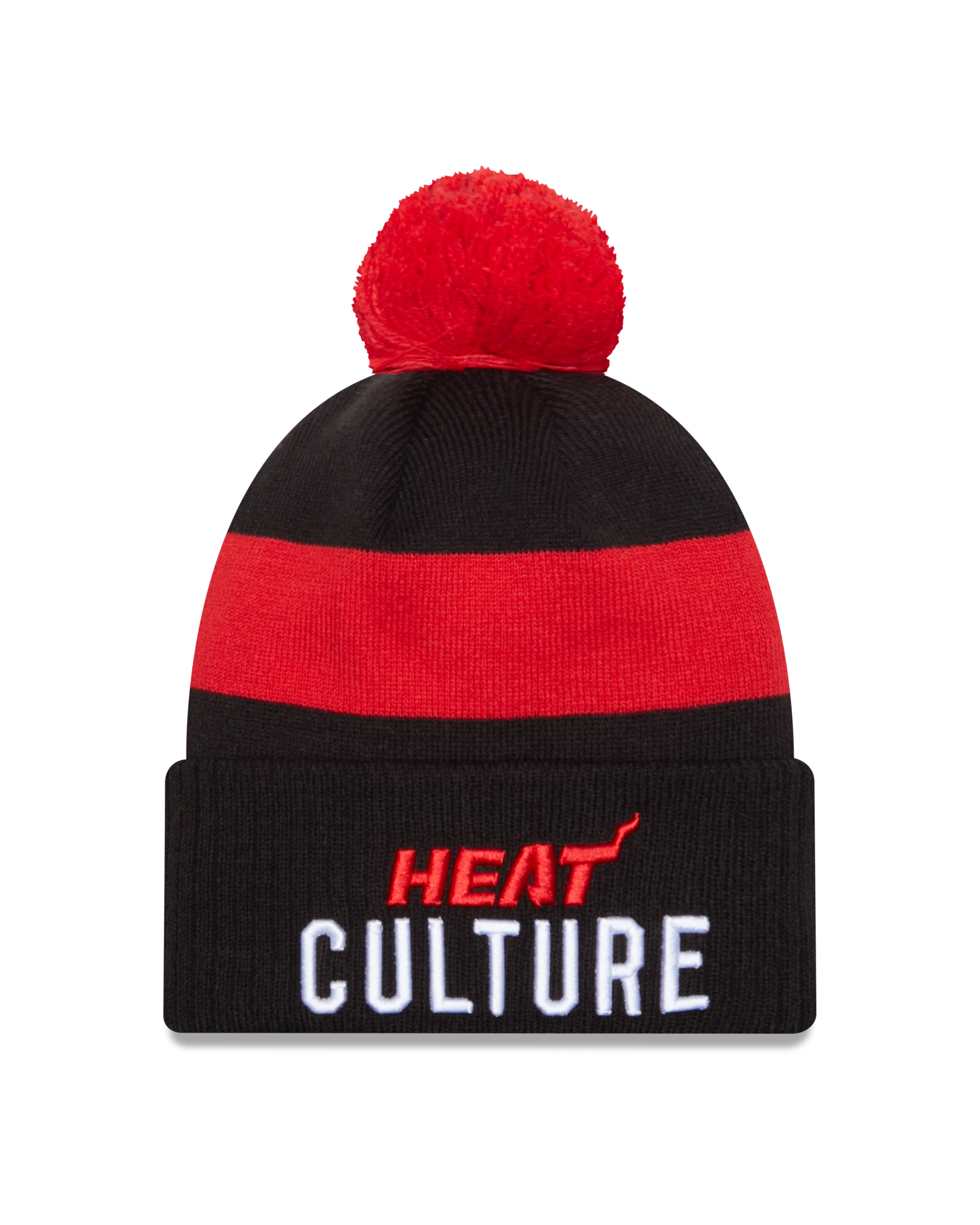 Miami Heat New Era 2023 City Edition Heat Culture Team Knit Beanie