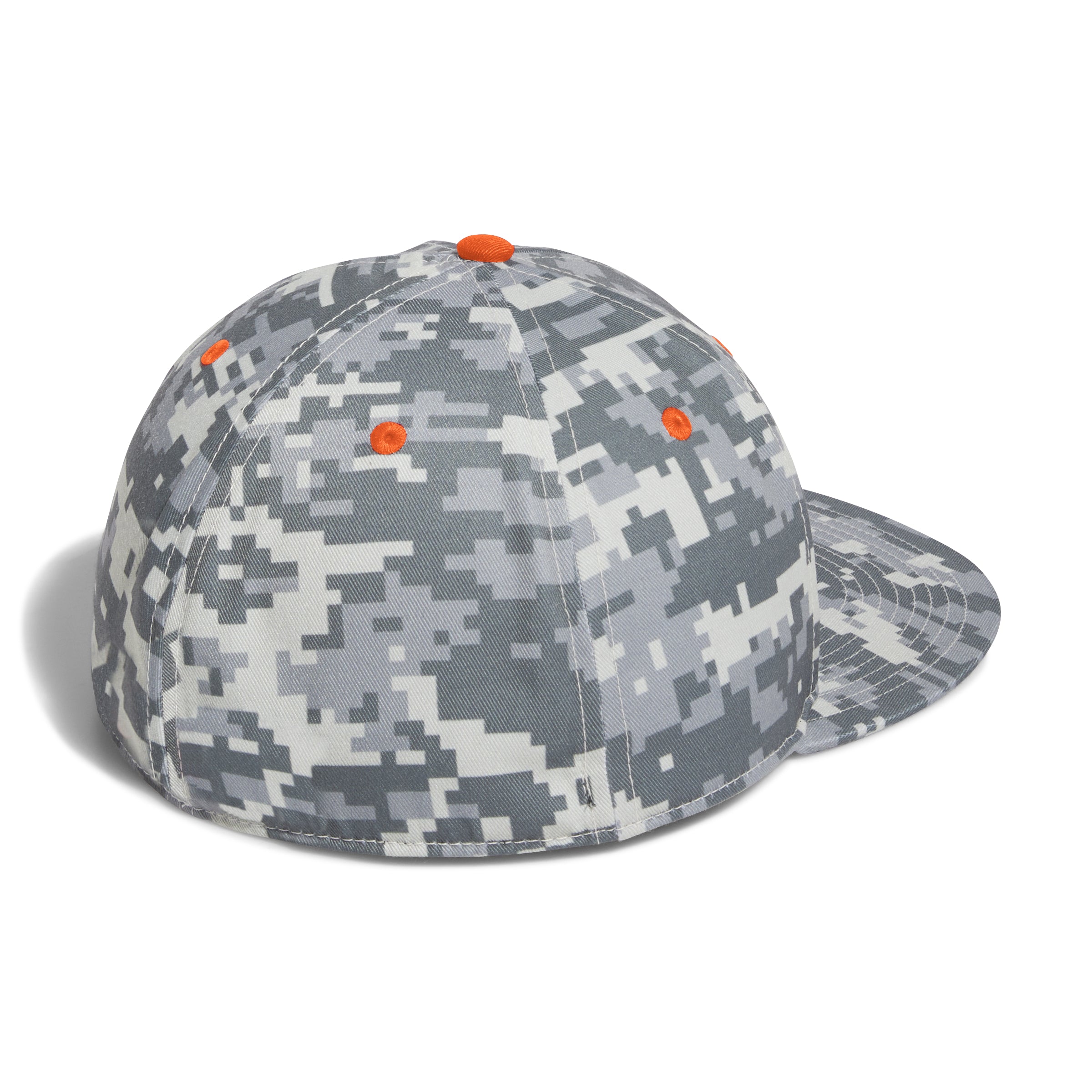 Miami Hurricanes adidas Old English M Digi Camo Fitted Baseball Hat